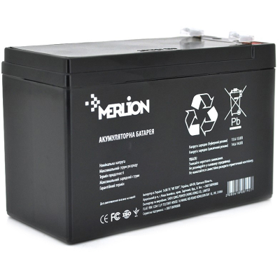 Батарея к ИБП Merlion GP1290F2B 12V-9Ah (GP1290F2B) (U0731685)