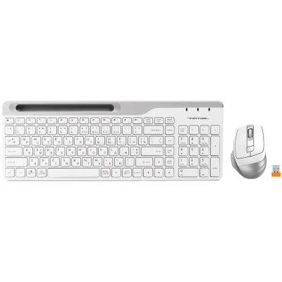 Комплект A4Tech FB2535C Wireless/Bluetooth Icy White (FB2535C Icy White) (U0744618)