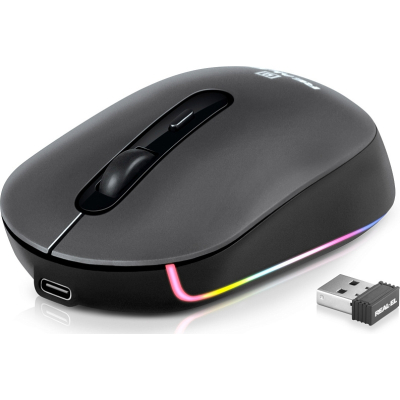Мышка REAL-EL RM-470W Wireless/Bluetooth Dark Gray (EL123200049) (U0984814)