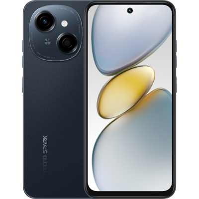 Мобильный телефон Tecno Spark Go 1 3/128GB Startrail Black (4894947037832) (U1003562)
