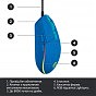 Мышка Logitech G102 Lightsync USB Blue (910-005801) (U0478043)