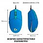Мышка Logitech G102 Lightsync USB Blue (910-005801) (U0478043)
