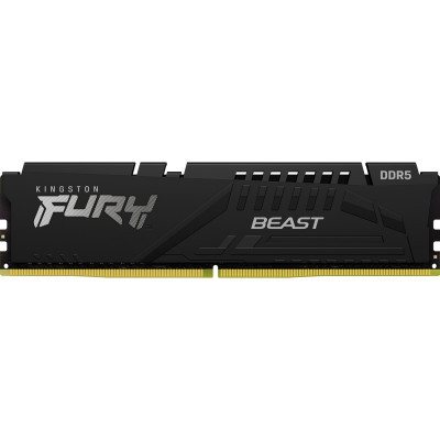 Модуль пам'яті для комп'ютера DDR5 8GB 5600 MHz Beast Black Kingston Fury (ex.HyperX) (KF556C40BB-8) (U0909547)