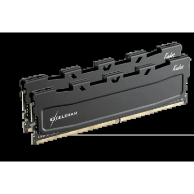 Модуль памяти для компьютера DDR5 32GB (2x16GB) 6400 MHz Black Kudos eXceleram (EK50320643238CD) (U0998098)