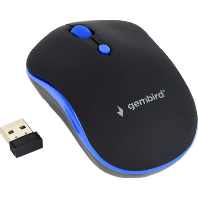 Мышка Gembird MUSW-4B-03-B Black+Blue (MUSW-4B-03-B) (U0423209)