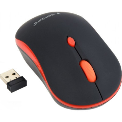 Мышка Gembird MUSW-4B-03-R Black+Red (MUSW-4B-03-R) (U0423210)