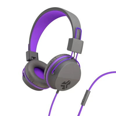 Наушники Jlab JBuddies Studio Kids Wired Graphite/Violet (IEUHJKSTUDIORGRYPRP6) (U0929344)