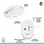 Мышка Logitech M196 Bluetooth Off-White (910-007460) (U0969620)