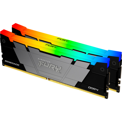 Модуль памяти для компьютера DDR4 16GB (2x8GB) 4600 MHz Renegade RGB Kingston Fury (ex.HyperX) (KF446C19RB2AK2/16) (U1005937)