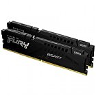 Модуль памяти для компьютера DDR5 32GB (2x16GB) 5600 MHz Beast AM5 Black Kingston Fury (ex.HyperX) (KF556C36BBEK2-32)