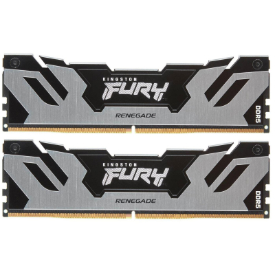Модуль памяти для компьютера DDR5 32GB (2x16GB) 6400 MHz FURY Renegade Silver Kingston Fury (ex.HyperX) (KF564C32RSK2-32) (U0722031)