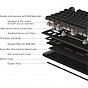 Клавиатура Hator Gravity X TKL Orange USB White (HTK551UA) (U0972734)