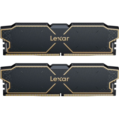 Модуль памяти для компьютера DDR5 32GB (2x16GB) 6000 MHz Thor Black Lexar (LD5U16G60C38LG-RGD) (U1005947)