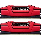 Модуль памяти для компьютера DDR4 16GB (2x8GB) 3000 MHz RipjawsV Red G.Skill (F4-3000C16D-16GVRB)