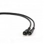 Кабель мультимедийный Optical Toslink M-M 1m black Cablexpert (CC-OPT-1M) (U0383984)