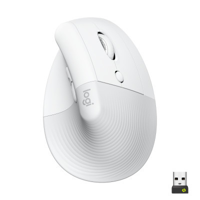 Мышка Logitech Lift Vertical Ergonomic Wireless/Bluetooth White (910-006475) (U0648502)