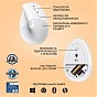Мышка Logitech Lift Vertical Ergonomic Wireless/Bluetooth White (910-006475) (U0648502)