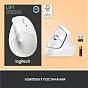 Мышка Logitech Lift Vertical Ergonomic Wireless/Bluetooth White (910-006475) (U0648502)