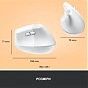Мышка Logitech Lift Vertical Ergonomic Wireless/Bluetooth White (910-006475) (U0648502)