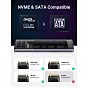 Карман внешний Ugreen SSD M.2 (NVME) M-KEY UGREEN 3.2 GEN2 CM400 gray (90264) (U0855373)