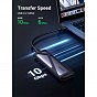 Карман внешний Ugreen SSD M.2 (NVME) M-KEY UGREEN 3.2 GEN2 CM400 gray (90264) (U0855373)