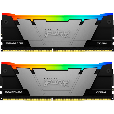 Модуль памяти для компьютера DDR4 64GB (2x32GB) 3600 MHz FURY Renegade RGB Kingston Fury (ex.HyperX) (KF436C18RB2AK2/64) (U0883792)