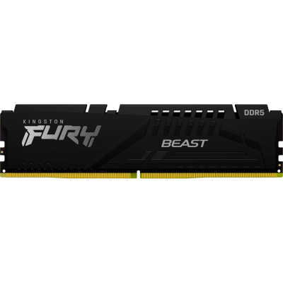 Модуль пам'яті для комп'ютера DDR5 16GB 6800 MHz Beast Black EXPO Kingston Fury (ex.HyperX) (KF568C34BBE-16) (U0944160)