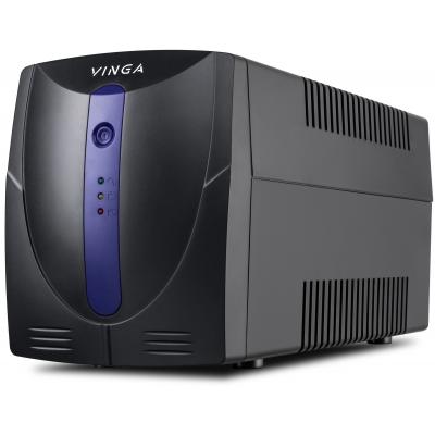 Пристрій безперебійного живлення Vinga LED 600VA plastic case (VPE-600P) (U0211169)