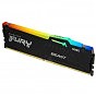 Модуль памяти для компьютера DDR5 16GB 5600 MHz FURY Beast RGB Kingston Fury (ex.HyperX) (KF556C40BBA-16) (U0722014)