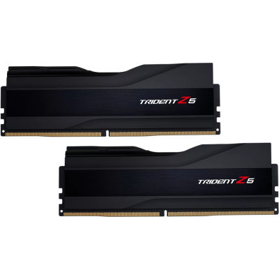 Модуль памяти для компьютера DDR5 32GB (2x16GB) 5600 MHz Trident Z5 Silver G.Skill (F5-5600J4040C16GX2-TZ5S) (U0822507)