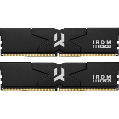 Модуль памяти для компьютера DDR5 64GB (2x32GB) 5600 MHz IRDM Black Goodram (IR-5600D564L30/64GDC) (U0862737)