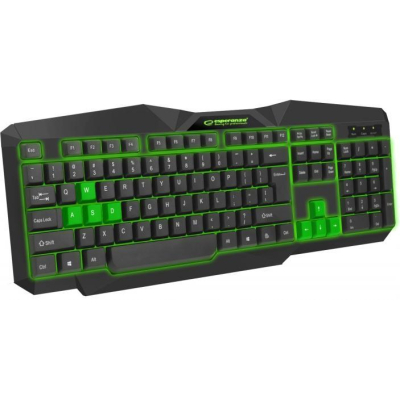 Клавиатура Esperanza EGK201 Green USB LED (EGK201GUA) (U0312296)