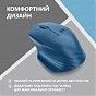 Мышка 2E MF280 Silent Wireless/Bluetooth Blue (2E-MF280WBL) (U0786792)
