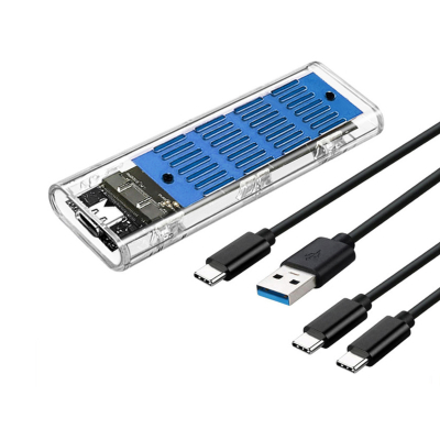 Карман внешний Dynamode M.2 SSD NVMe/SATA combo ч-з USB3.2 GEN2 Type-C (DM-CAD-SSD09) (U0966694)