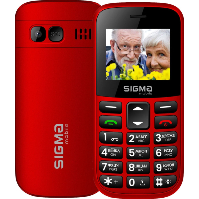 Мобільний телефон Sigma Comfort 50 EASY TYPE-C Red (4827798585221) (U1012546)