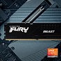 Модуль пам'яті для комп'ютера DDR5 64GB (2x32GB) 5200 MHz Beast Black Kingston Fury (ex.HyperX) (KF552C36BBEK2-64) (U0821870)