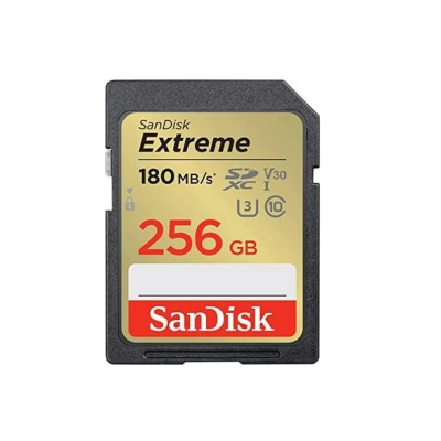 Карта пам'яті SanDisk 256GB SD class 10 UHS-I Extreme (SDSDXVV-256G-GNCIN) (U0862953)
