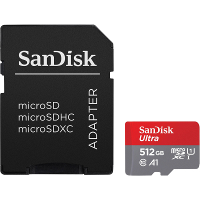 Карта пам'яті SanDisk 512GB microSDXC class 10 UHS-I Ultra (SDSQUAC-512G-GN6MA) (U0874220)