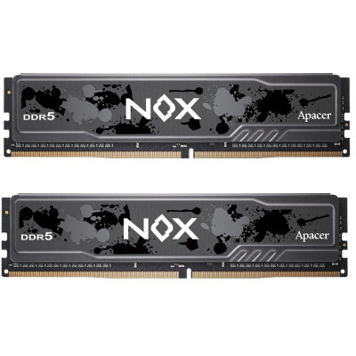 Модуль памяти для компьютера DDR5 32GB (2x16GB) 5200 MHz NOX Apacer (AH5U32G52C522MBAA-2) (U0887985)