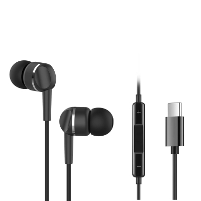 Навушники Ergo VM-735 Type-C Earphones Black (VM-735K) (U0953552)