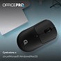 Мышка OfficePro M307B Silent Click Wireless/Bluetooth Black (M307B) (U1006266)
