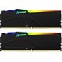 Модуль памяти для компьютера DDR5 32GB (2x16GB) 6000 MHz Beast RGB Kingston Fury (ex.HyperX) (KF560C36BBE2AK2-32) (U1018605)