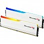 Модуль памяти для компьютера DDR5 64GB (2x32GB) 6000 MHz Ripjaws M5 RGB Matte White G.Skill (F5-6000J3238G32GX2-RM5RW) (U1018650)