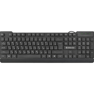 Клавиатура Defender Element HB-190 UKR USB Black (45192) (U0628221)