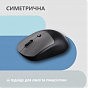 Мышка 2E MF218 Silent Wireless/Bluetooth Black/Grey (2E-MF218WBG) (U0786787)