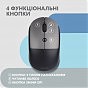 Мышка 2E MF218 Silent Wireless/Bluetooth Black/Grey (2E-MF218WBG) (U0786787)