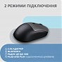 Мышка 2E MF218 Silent Wireless/Bluetooth Black/Grey (2E-MF218WBG) (U0786787)