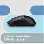 Мышка 2E MF218 Silent Wireless/Bluetooth Black/Grey (2E-MF218WBG) (U0786787)