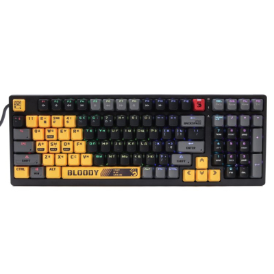 Клавиатура A4Tech Bloody S98 RGB BLMS Red Switch USB Sports Lime (Bloody S98 Sports Lime) (U0826142)