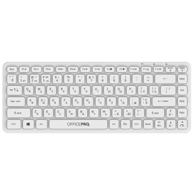 Клавиатура OfficePro SK790W Wireless/Bluetooth White (SK790W) (U0899513)